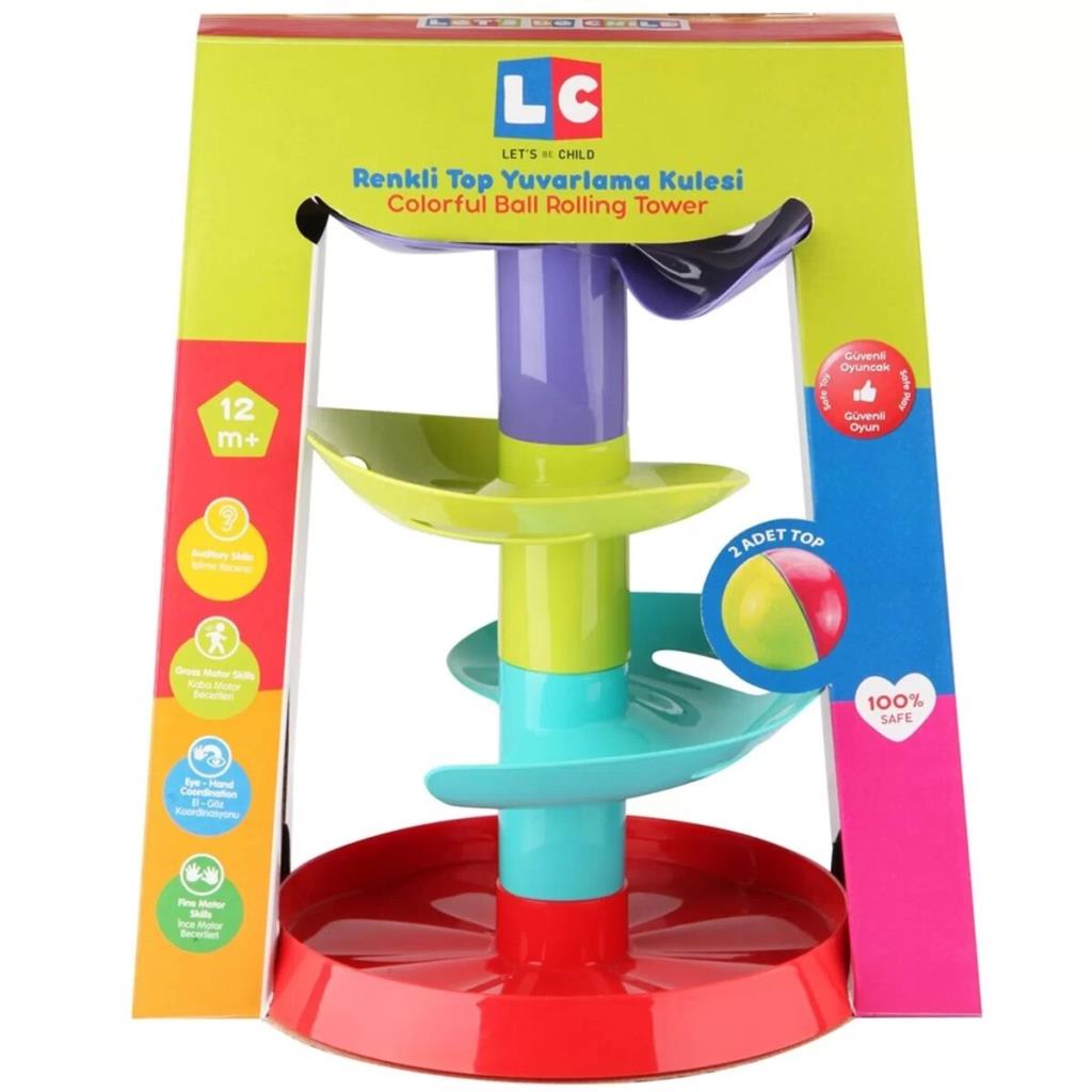 Lets Be Child Renkli Top Yuvarlama Kulesi - LC-30956 (Lisinya)