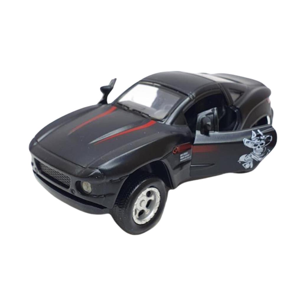 Mustang Çek Bırak Spor Araba - Işıklı Sesli Model - FY6148-12D-Siyah (Lisinya)