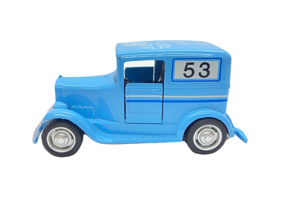 Çek Bırak Metal 1930 Classic Araba - 5304-12-Mavi (Lisinya)
